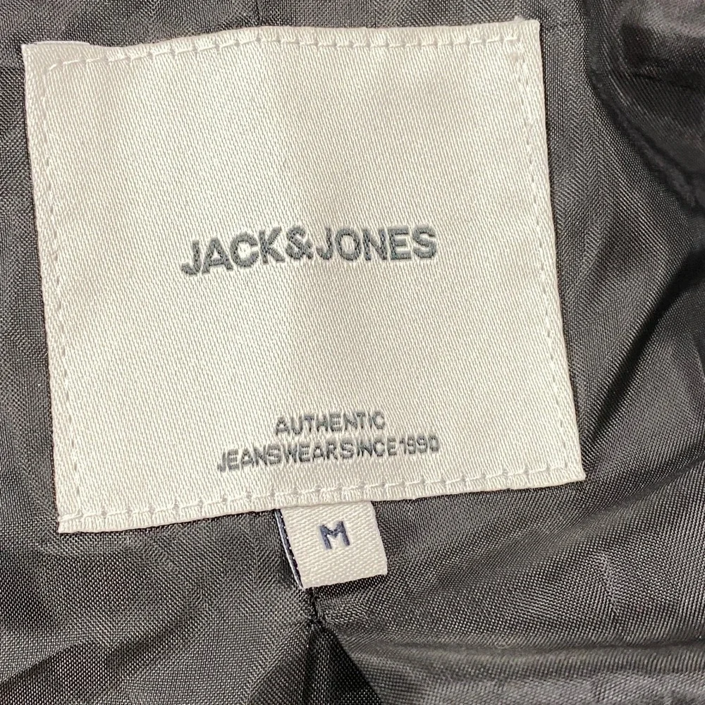 Jack & Jones Overcoat Mens Medium Minimalist Heritage Gray Long Topcoat